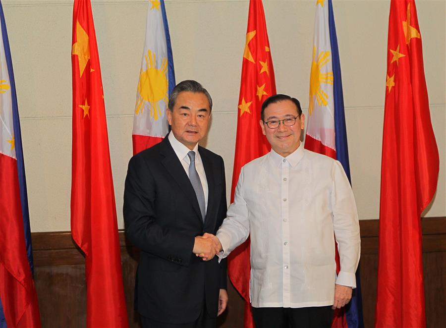 THE PHILIPPINES-DAVAO-CHINA-WANG YI-MEETING