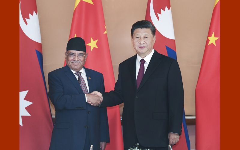 Xi meets Nepal Communist Party co-chairman to advance inter-party ties